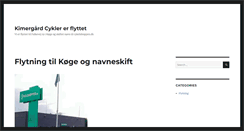 Desktop Screenshot of kimergaard.dk